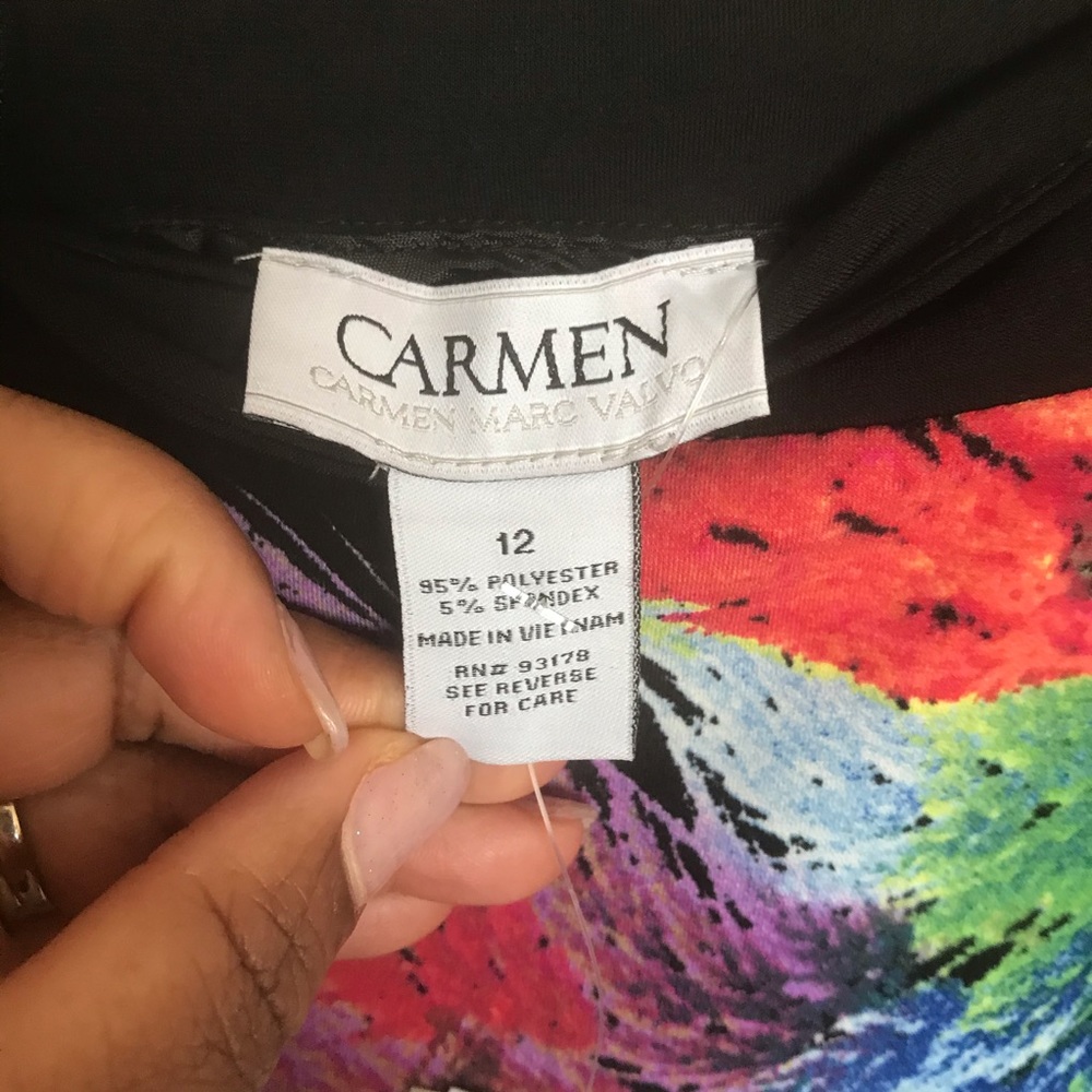 Carmen Marc Valvo Skirt - Size 12 - Picture 9 of 10